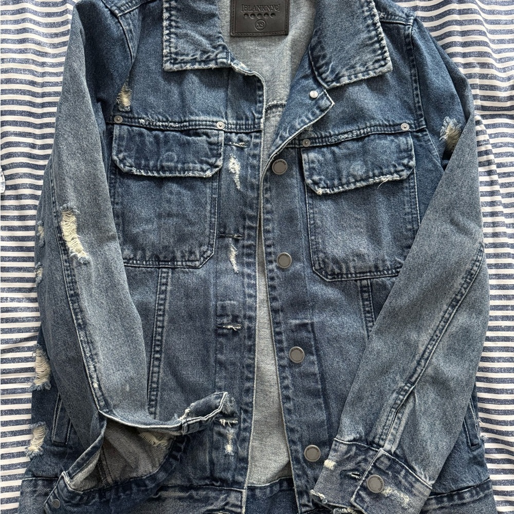 Blank NYC XS Classic Blue Denim Jacket
